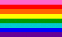 gay pOriginal 8 Colour Gay Pride Flag