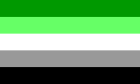 aromantic pride flag