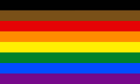 8 Colour LGBTQIA+ Flag - 2017 Philadelphia
